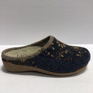 Taos Women’s Woolderness 2, Navy Slip-On Clogs, Size US 7-7.5M, EUR 38
